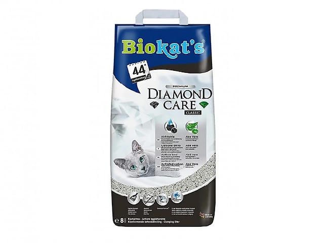 Biokats DIAMOND CLASSIC бентонітовий наповнювач (bentonite cat litter) 8L (7кг)