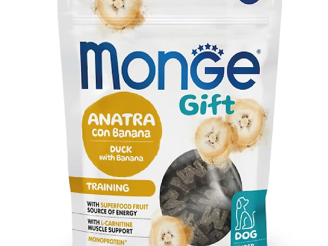 Monge Gift Dog Training качка з бананом