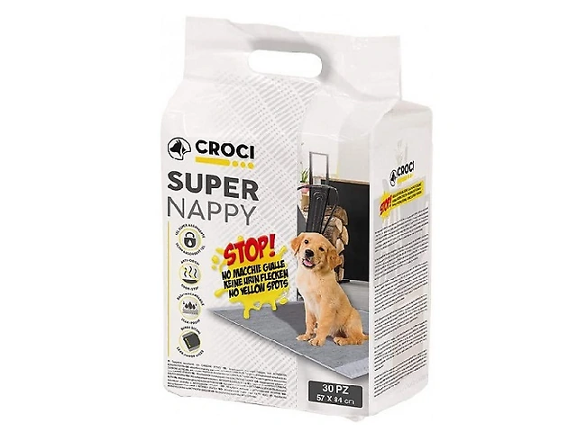 Пелюшки для собак з активованим вугіллям Croci 57х84, (30 шт)
