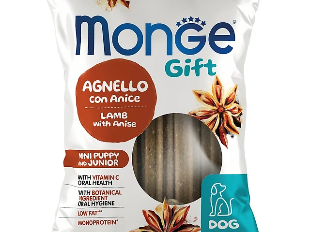 Monge Gift Dog Puppy and Junior Mini ягня з анісом