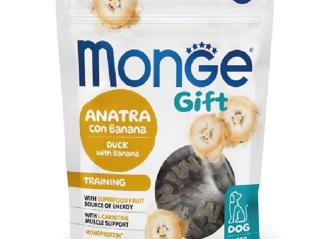 Monge Gift Dog Training качка з бананом
