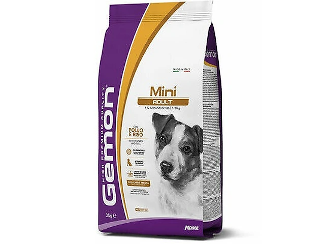 Gemon Dog Mini Adult Chicken курка, для дрібних порід