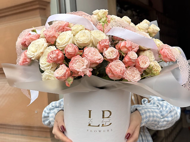 Композиція кущові троянди