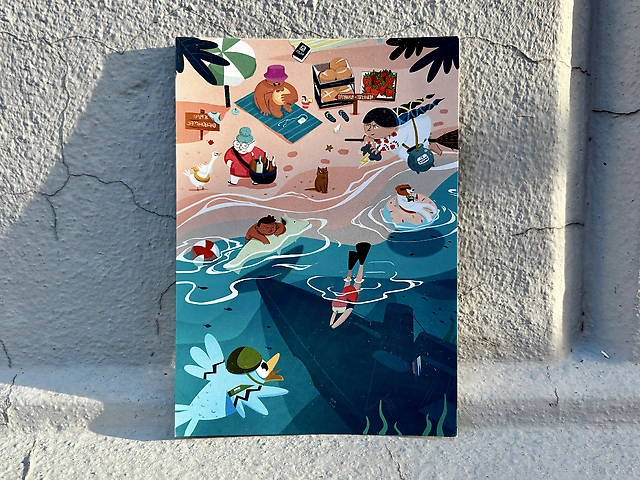 Листівка "Пляж"