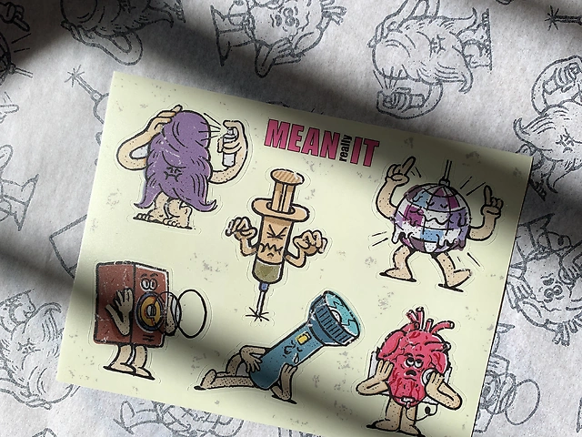 Лист наліпок "Емоції"