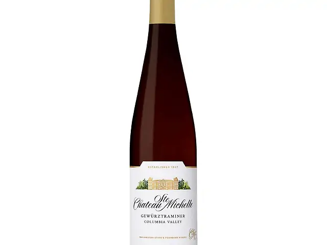 Вино Chateau Ste Michelle Gewurztraminer, белое полусухое, 0,75 л, Вашингтон, США (арт.3430240)