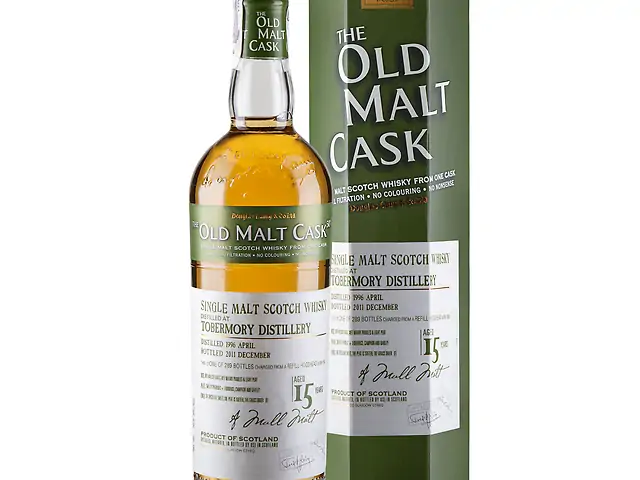 Виски Tobermory Vintage 1996 15YO, Old Malt Cask, односолодовое, 0,7л, Мулл, Шотландия (арт. 5017966)