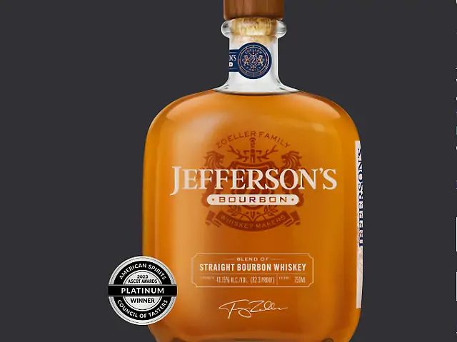 Віскі бурбон Jefferson's Bourbon 0.7л 41.15%