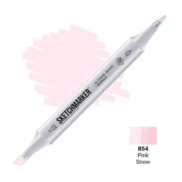 Маркер #ffe8ed, Цвет маркера: Pink Snow (Розовый снег), SM-R054, SKETCHMARKER), SM