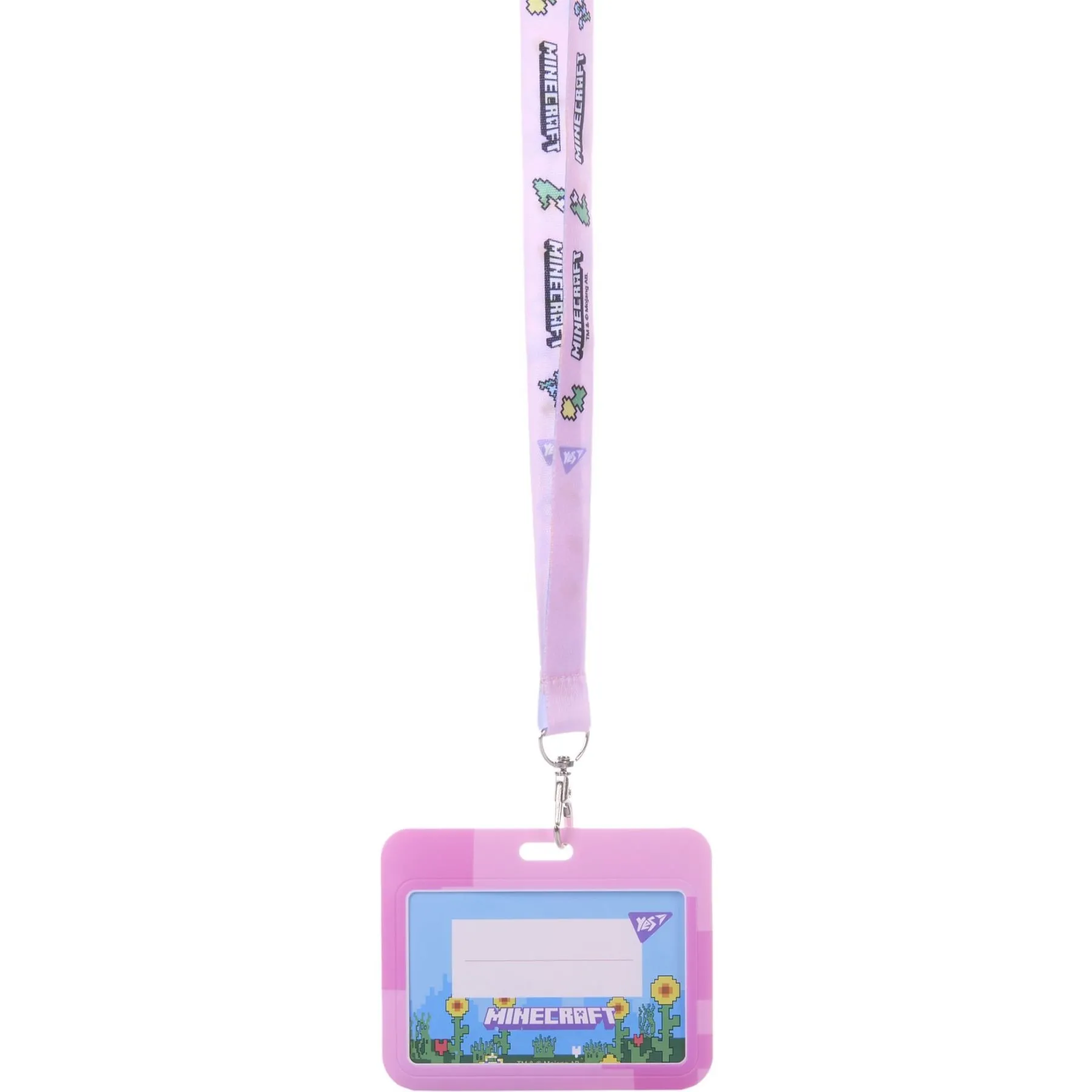 Бейдж на стрічці Yes "Minecraft.Spring" горизонтальний, слайдер
