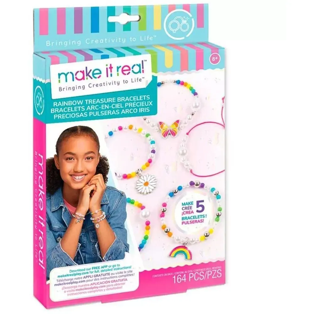 Make it Real: Набір для створення шарм-браслетів [Райдужні скарбиk