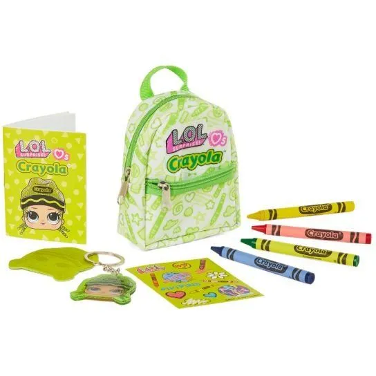 Crayola&amp;LOL Набір для творчості &quot;Міні-рюкзак&quot;, зелений