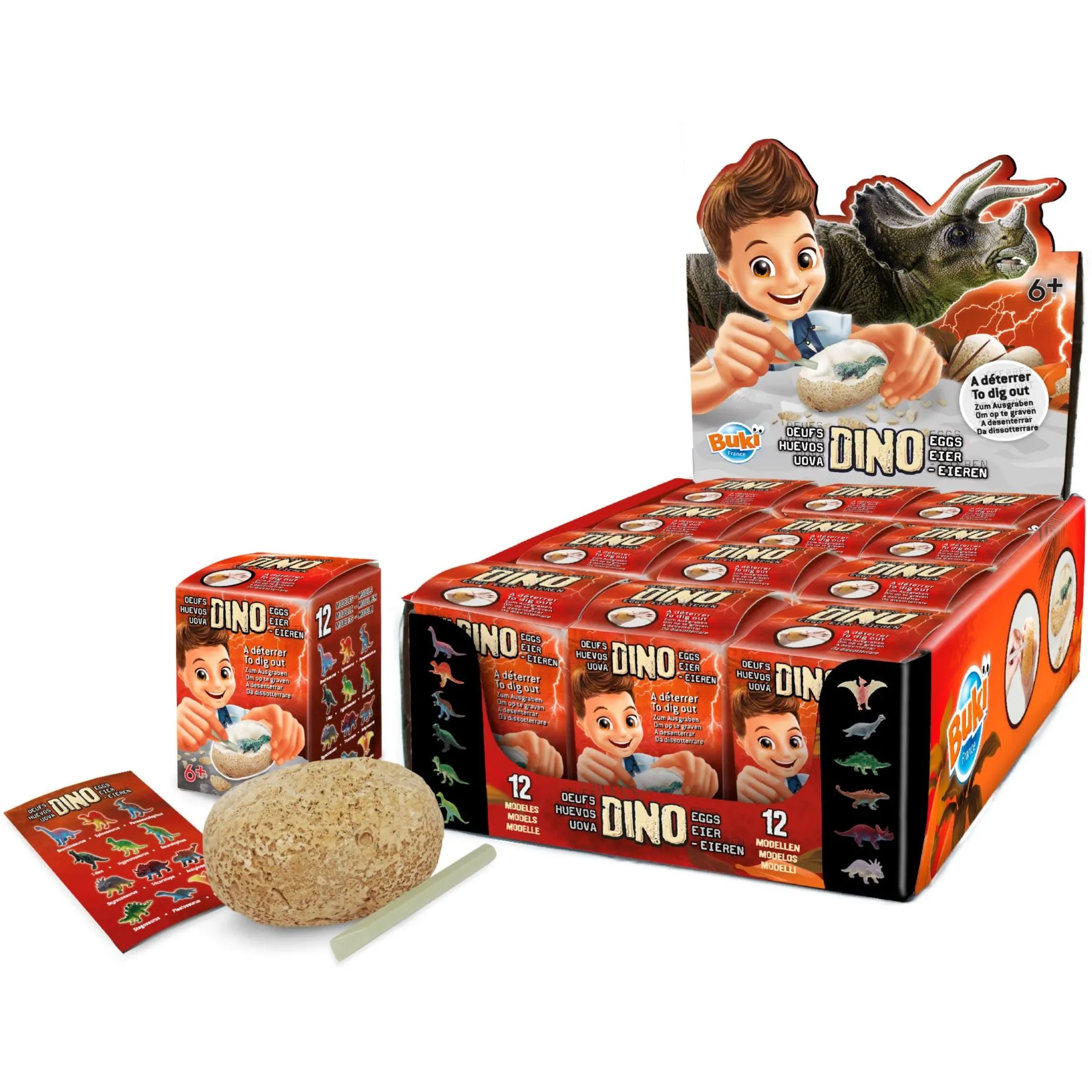 Іграшка для імітації розкопок у формі яйця