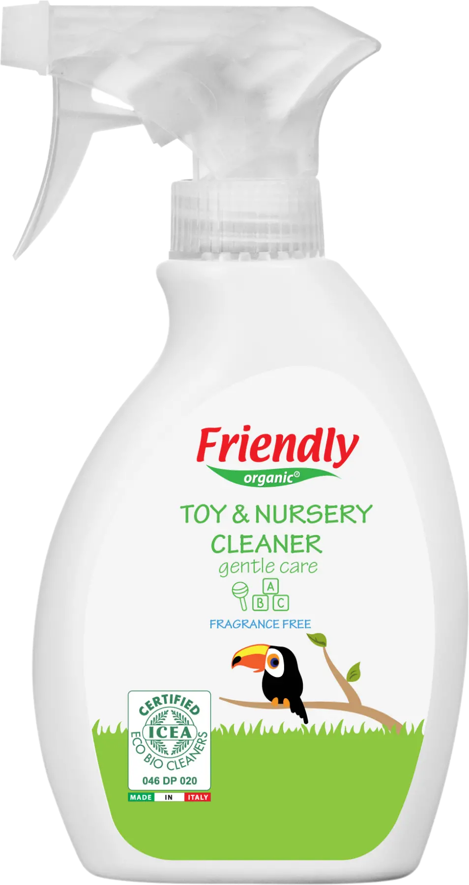 Органічний чистячий засіб для іграшок і всіх предметів дитячої кімнати Friendly organic, 250 мл