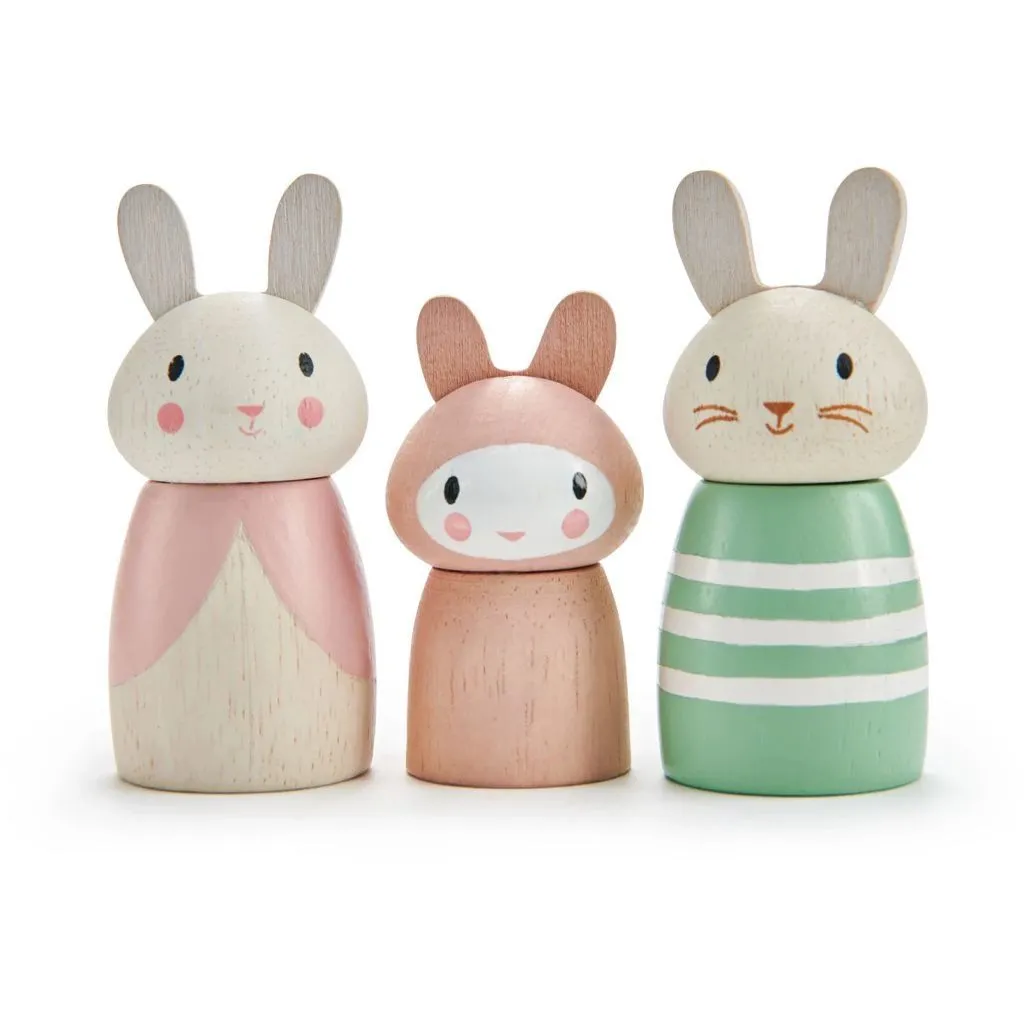 Іграшка з дерева Сім&#039;я кроликів TLT TL8383 3+