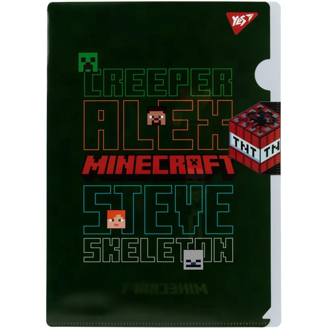 Папка-куток YES A4 з клапаном &quot;Minecraft&quot;