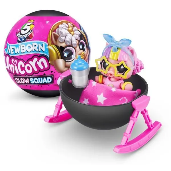 Ігровий набір ZURU MINI BRANDS Newborn Unicorn фігурки-сюрприз в шарі 5 шт. в асортименті