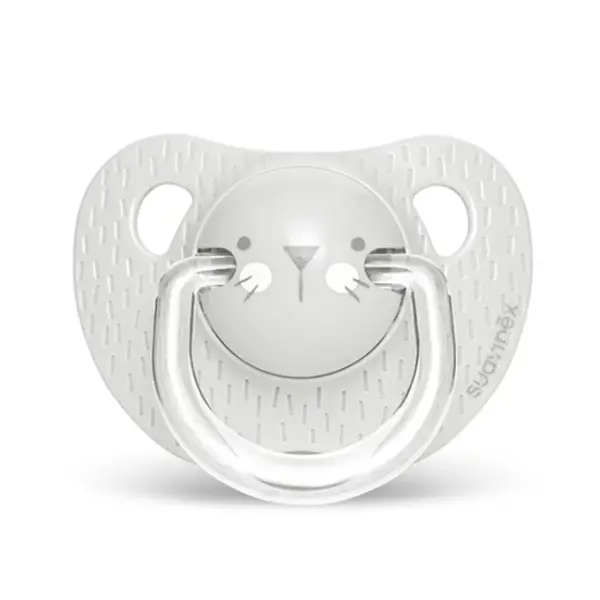 Пустушка анатомічна "Hygge - Затишні історії" +18 місяців, сіра