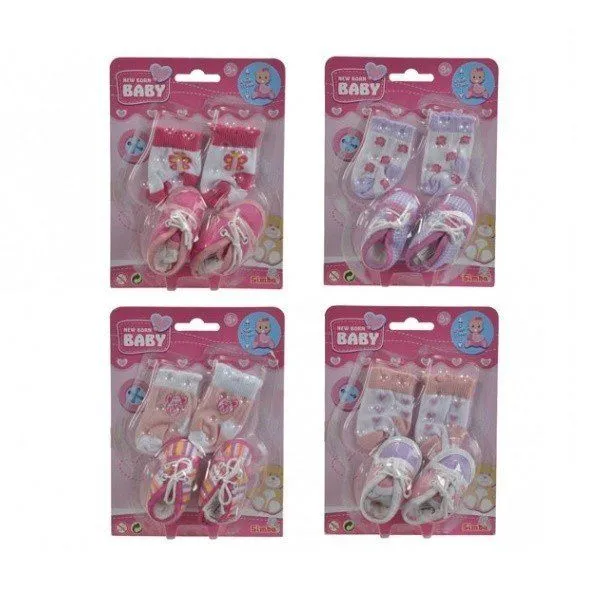 Набір &quot;Аксесуари для пупса, взуття та шкарпетки&quot; 4 види, 3+