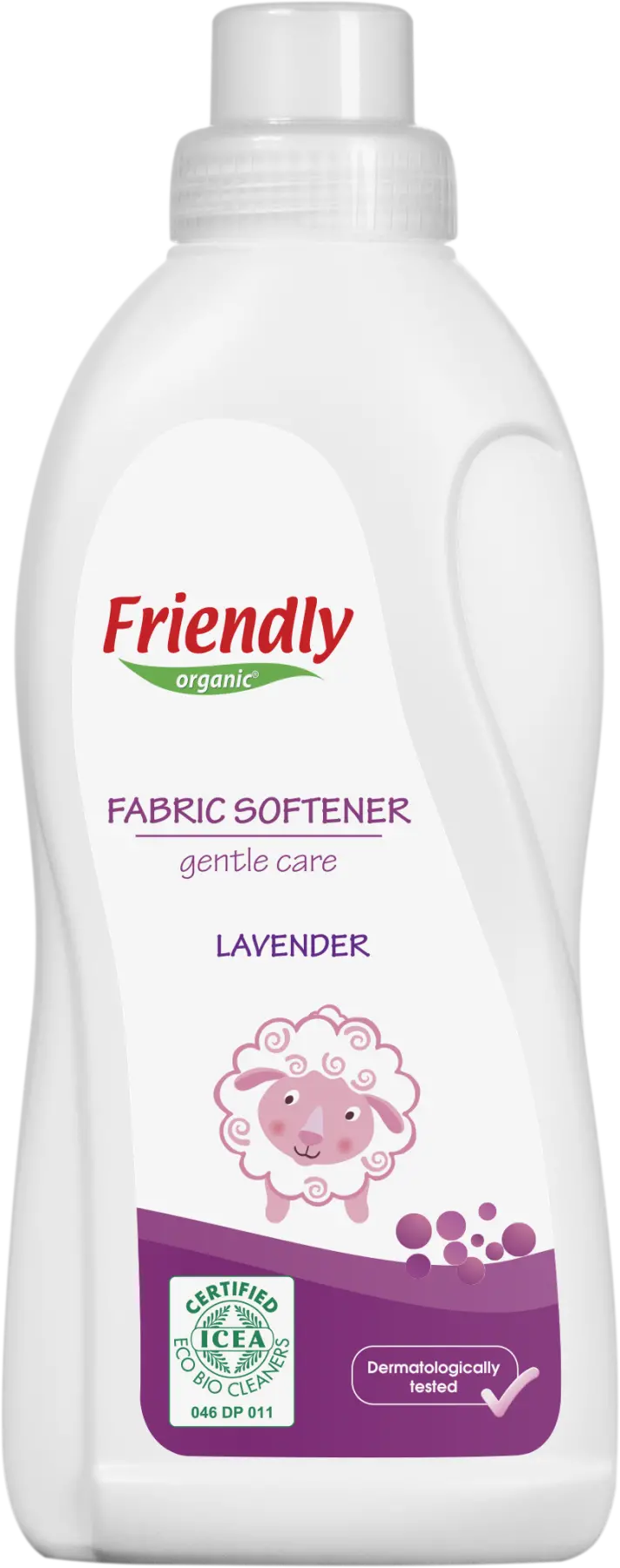 Органічний пом'якшувач для прання торговельної марки "FRIENDLY ORGANIC". Лаванда 750мл.