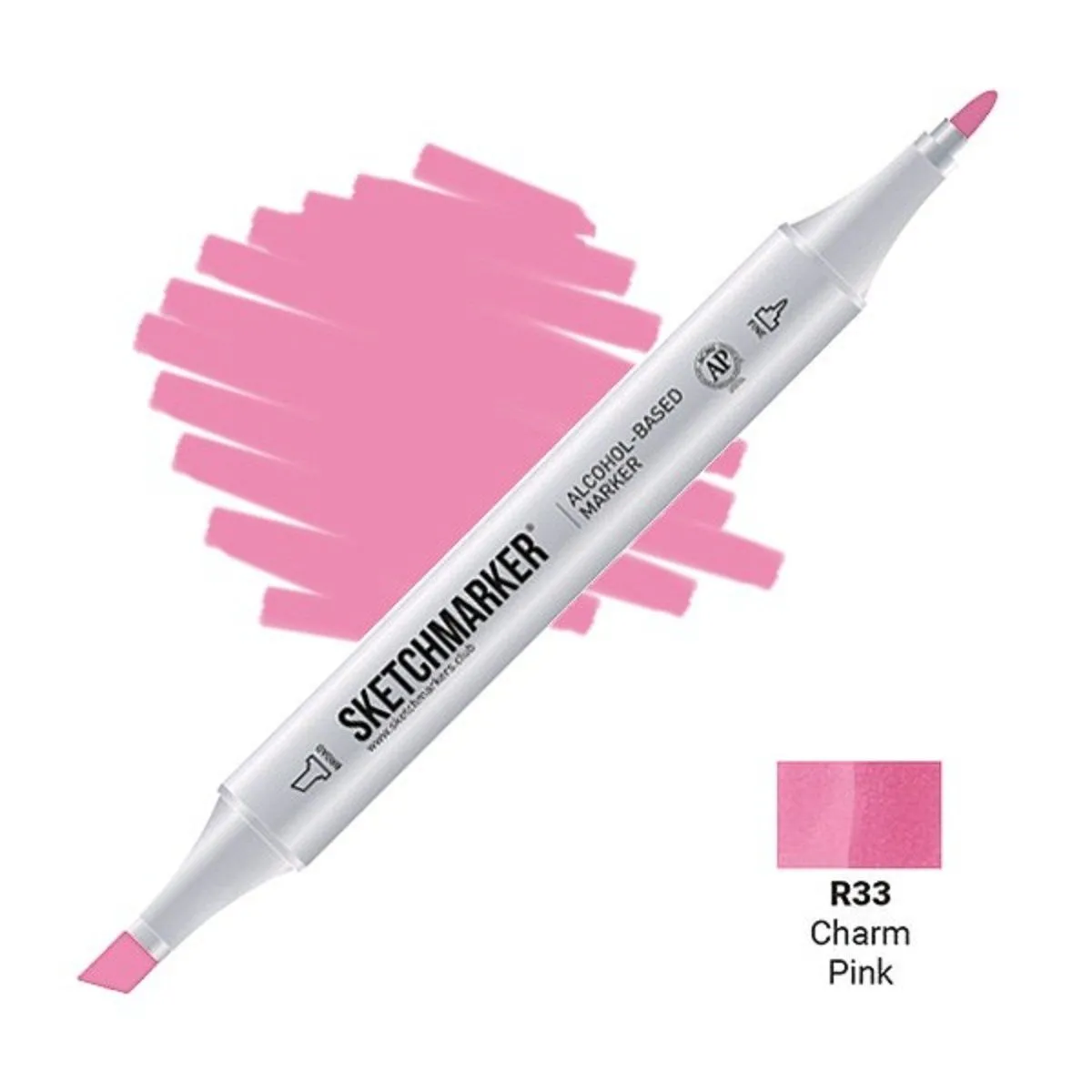 Маркер #e5749f, Цвет: Charm Pink (Очаравательный розовый), SM-R033, SKETCHMARKER), SM
