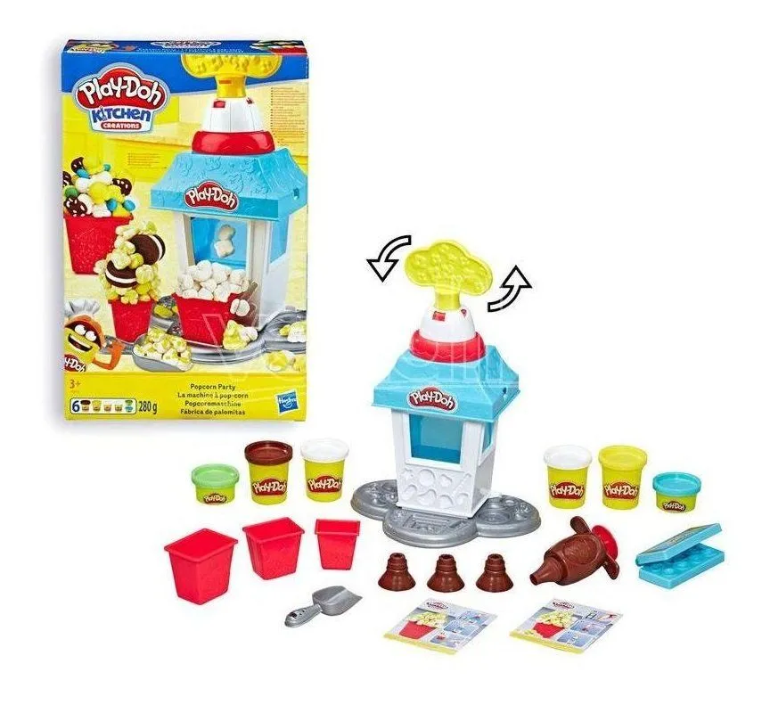 Набір для творчості з пластиліном "Попкорн" PLAY DOH