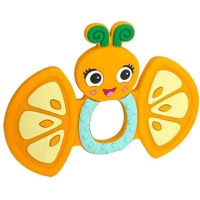 DISCOVERY &amp; PLAY - ПОМАРАНЧЕВИЙ СИЛІКОНОВИЙ ПРОРІЗУВАЧ FROOTIMALS