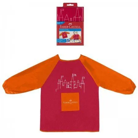 201204 ФАРТУК ДЛЯ МАЛЮВАННЯ ЧЕРВОНИЙ