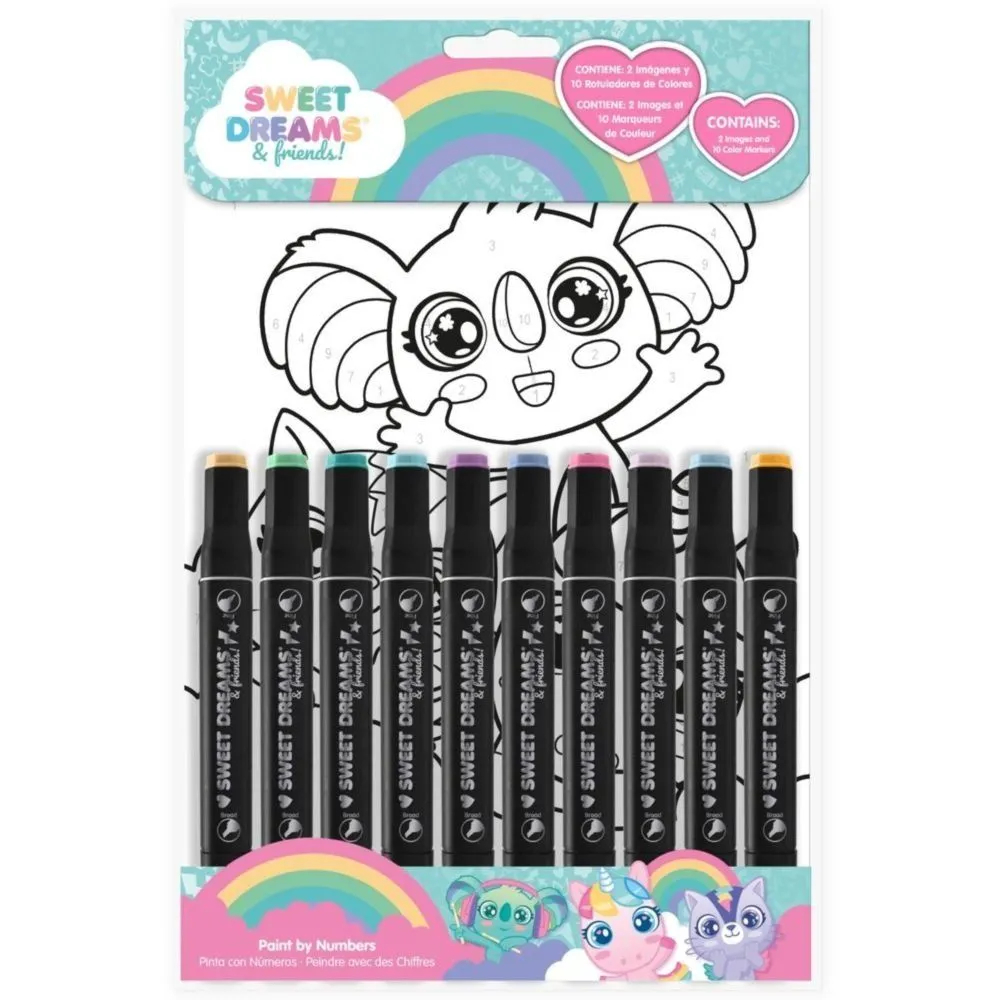 РОЗМАЛЬОВКА ЗА НОМЕРАМИ SWEET DREAMS &amp; FRIENDS