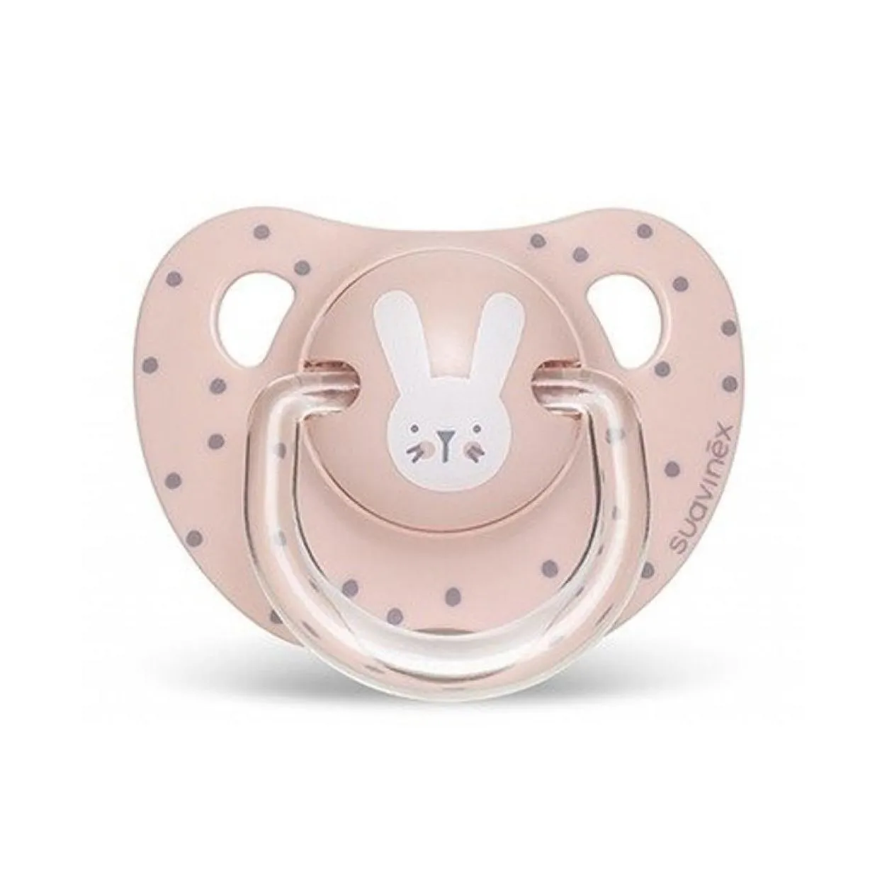 Пустушка анатомічна "Hygge - Затишні історії" +18 місяців, рожевий зайчик