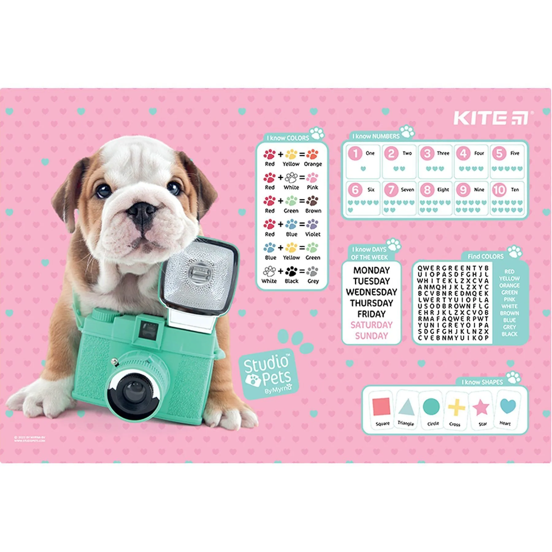 Підкладка настільна, 42,5x29см, PP SP