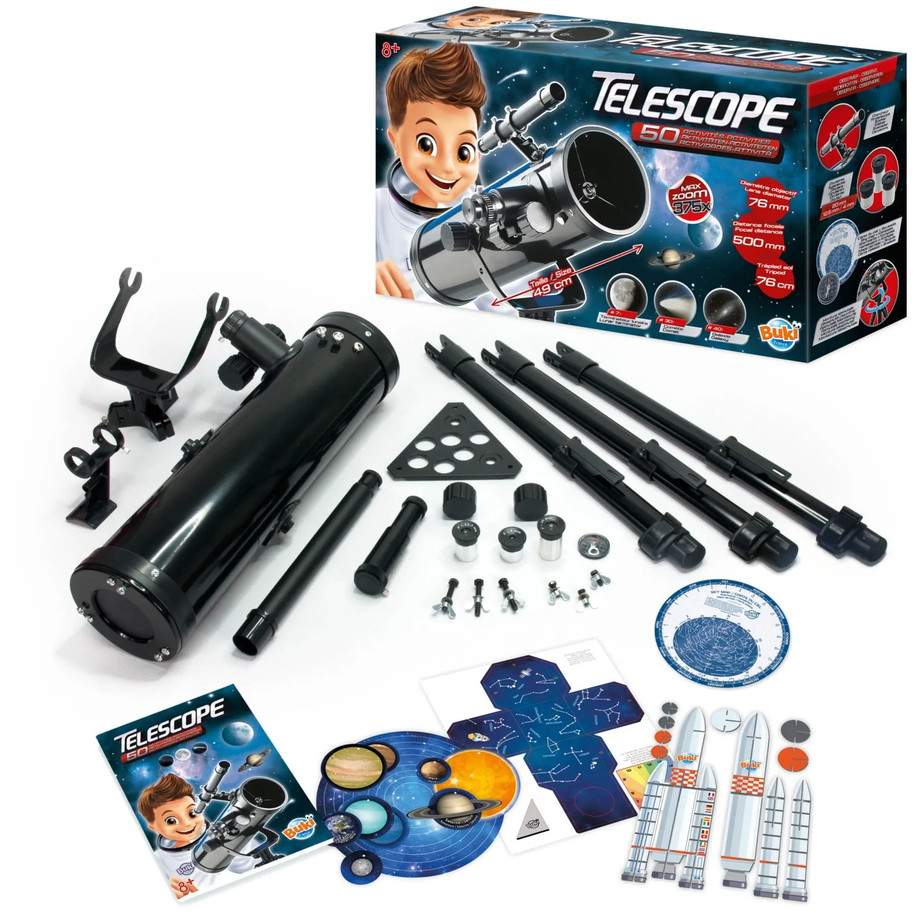 Іграшковий телескоп 50 варіантів активності