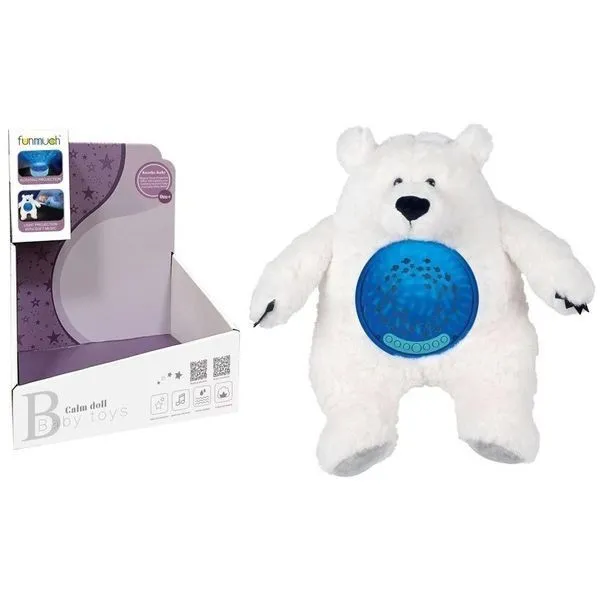 Іграшка FUNMUCH Полярний ведмедик з проектором океану, що обертається та музикою