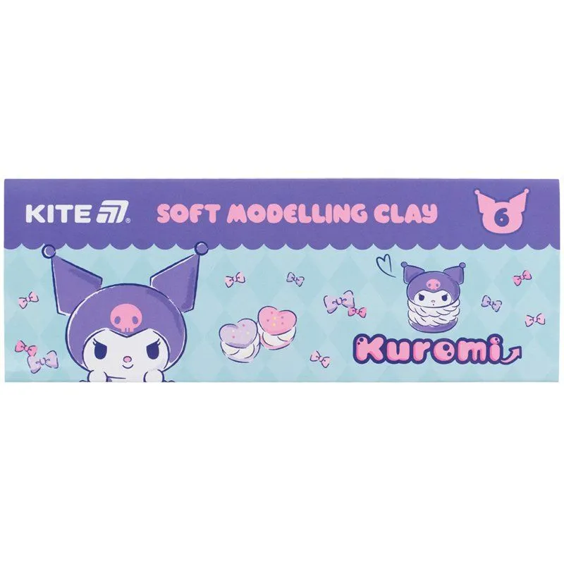 Пластилін восковий, 6 кольорів, 120 г. HK