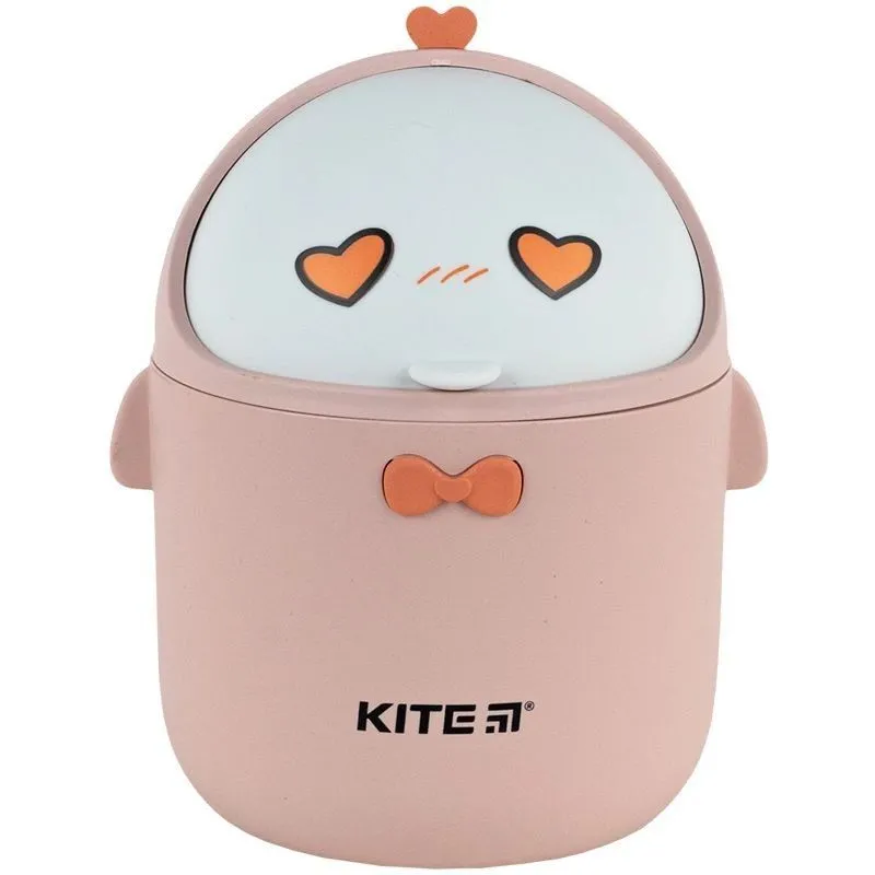 Настільний контейнер для сміття Kite, персиковий