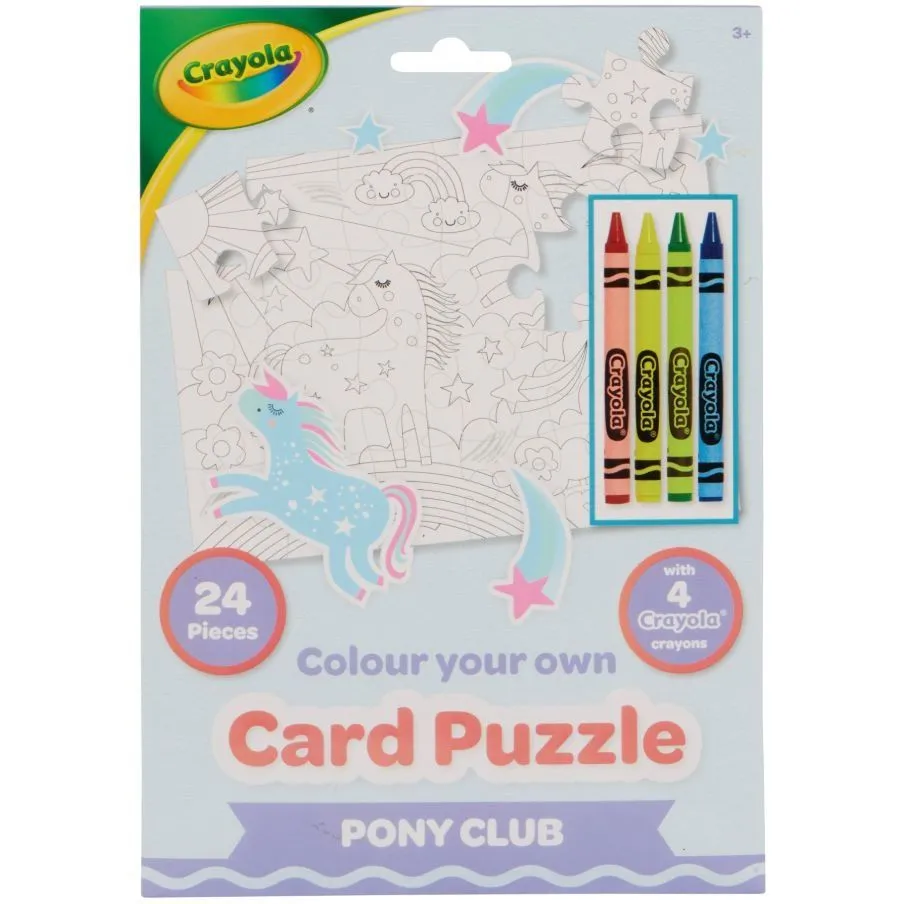 Crayola Пазл-розмальовка &quot;Поні-клуб&quot; з олівцями, 15919-B