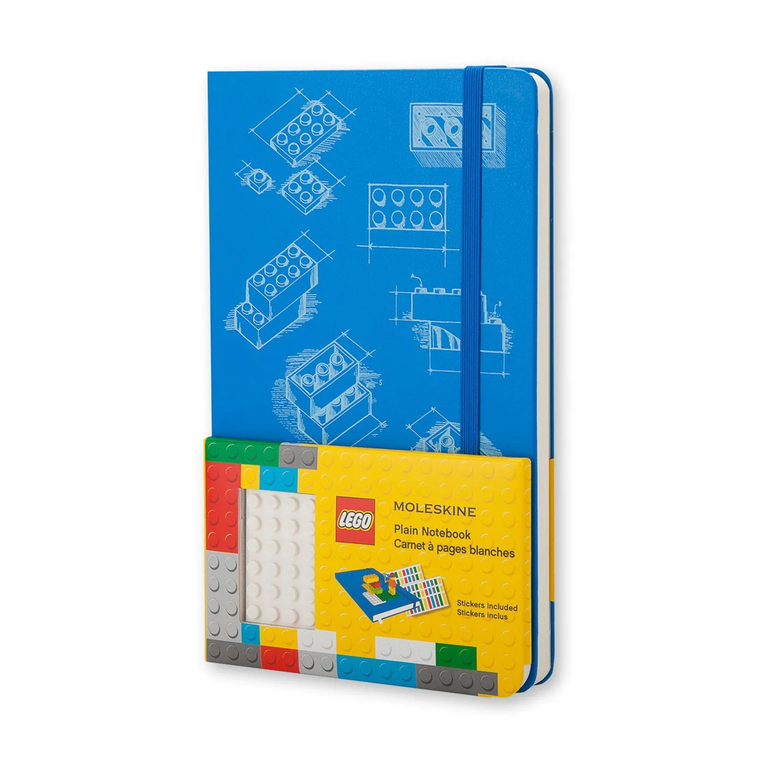 Блокнот Moleskine LEGO-14 средний / нелинейный Голубой