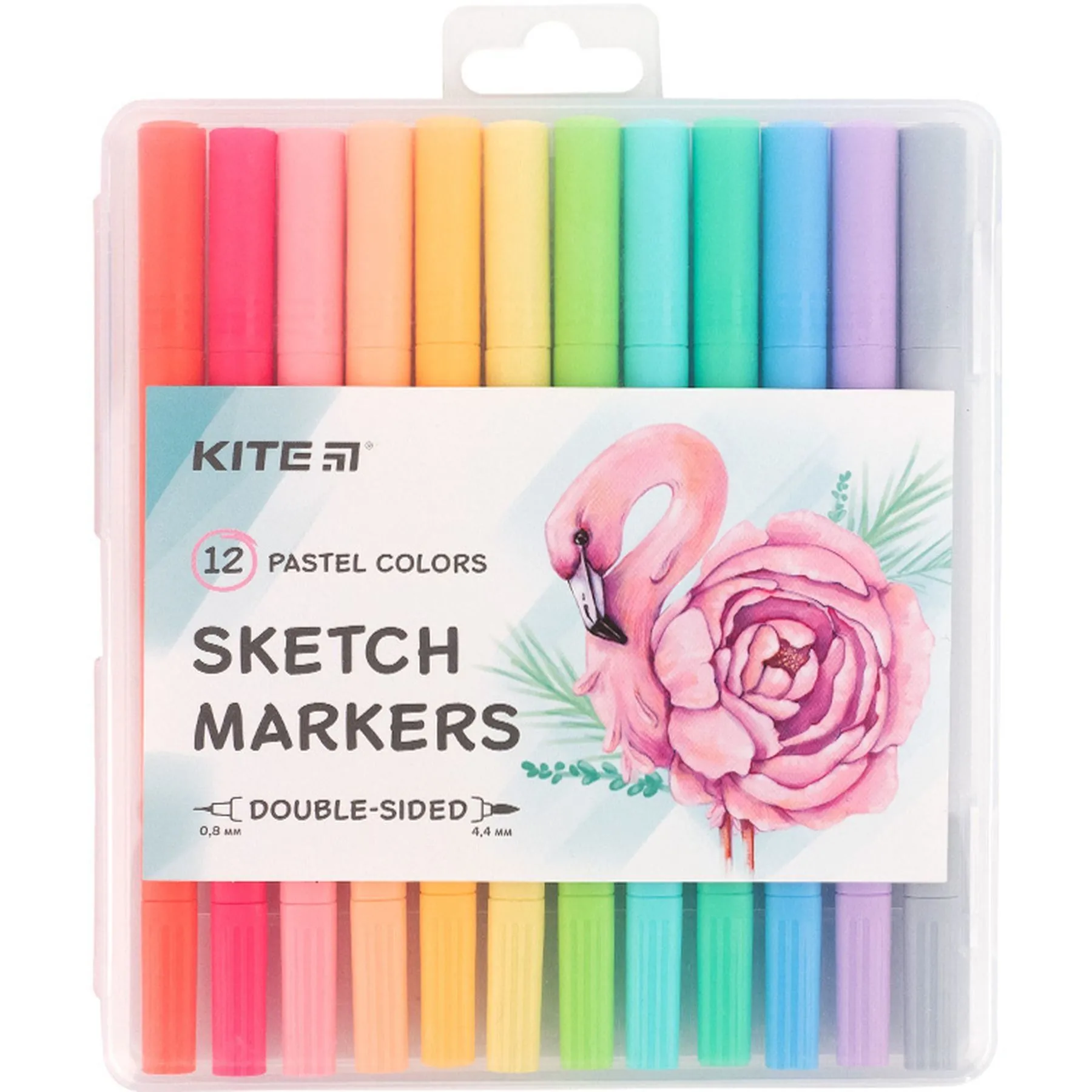 Скетч маркери, набiр 12 шт. Pastel