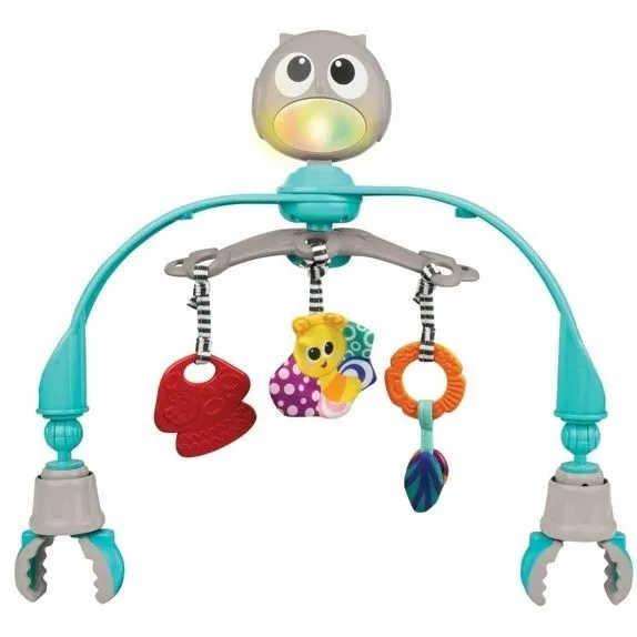 Підвіска 0865-NL на ліжечко/візок, підвіски 3 шт., світло, муз., бат., кор., ,28-31-7 см.