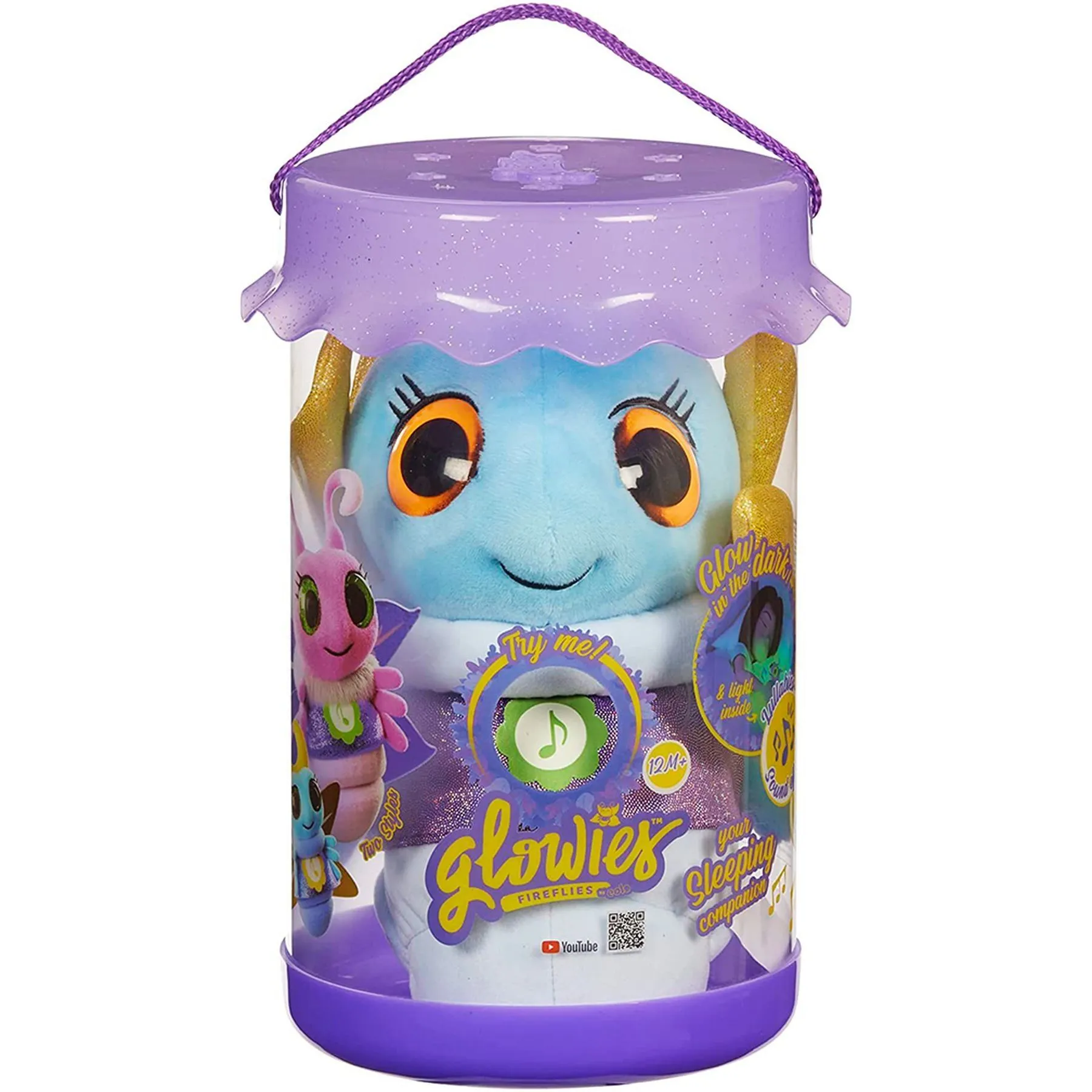 Інтерактивна мяка іграшка GLOWIES  СИНІЙ СВІТЛЯЧОК