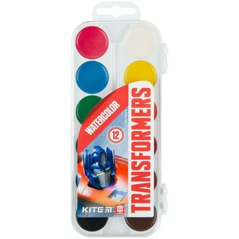 Акварель 12 кільк. Kite Transformers