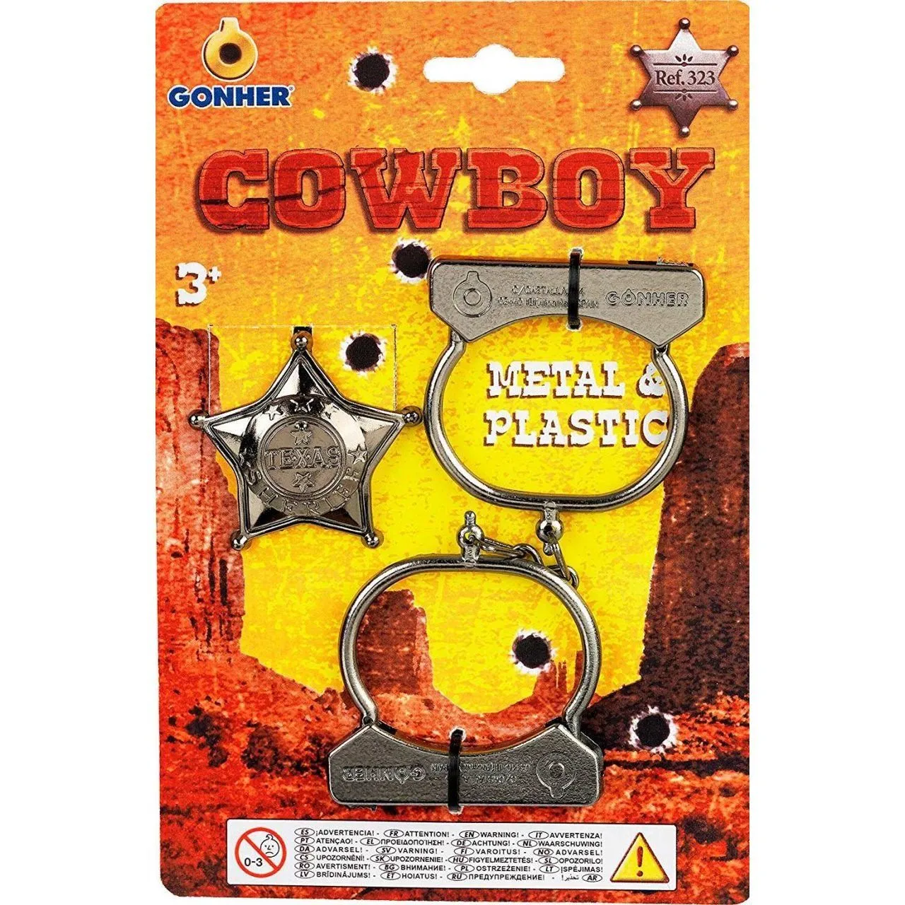 Наручники &quot;Шеріфа&quot; Gonher, 323/0