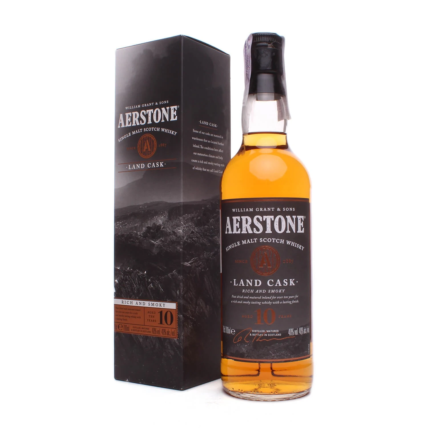 Віскі 10 років витримки Land Cask Aerstone, 0.7 л