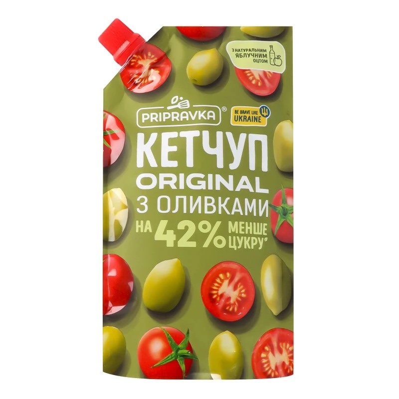 Кетчуп Original з оливками Pripravka, 250 г