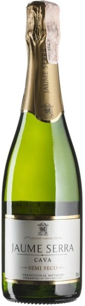 Вино ігристе біле напівсухе Semi-Seco Cava Jaume Serra, 0.75 л