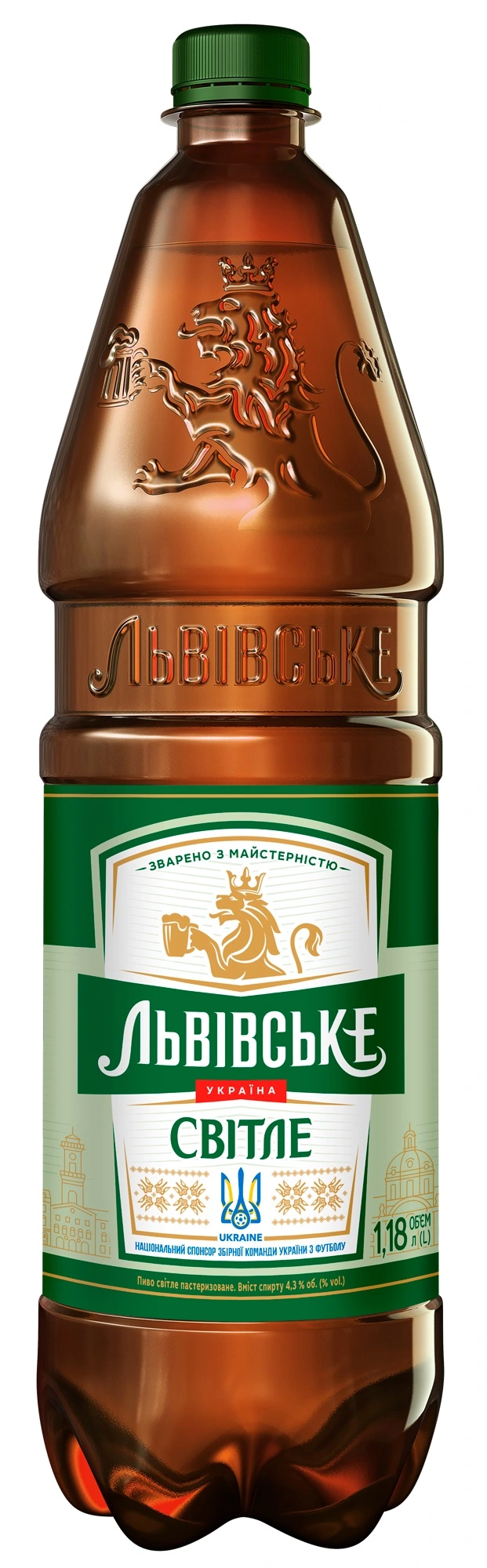 Пиво світле Львівське, 1.18 л
