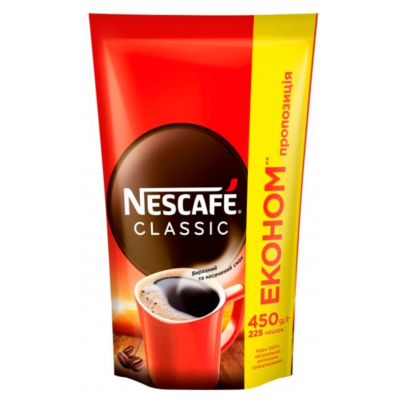 Кава розчинна Classic Nescafe, 450 г