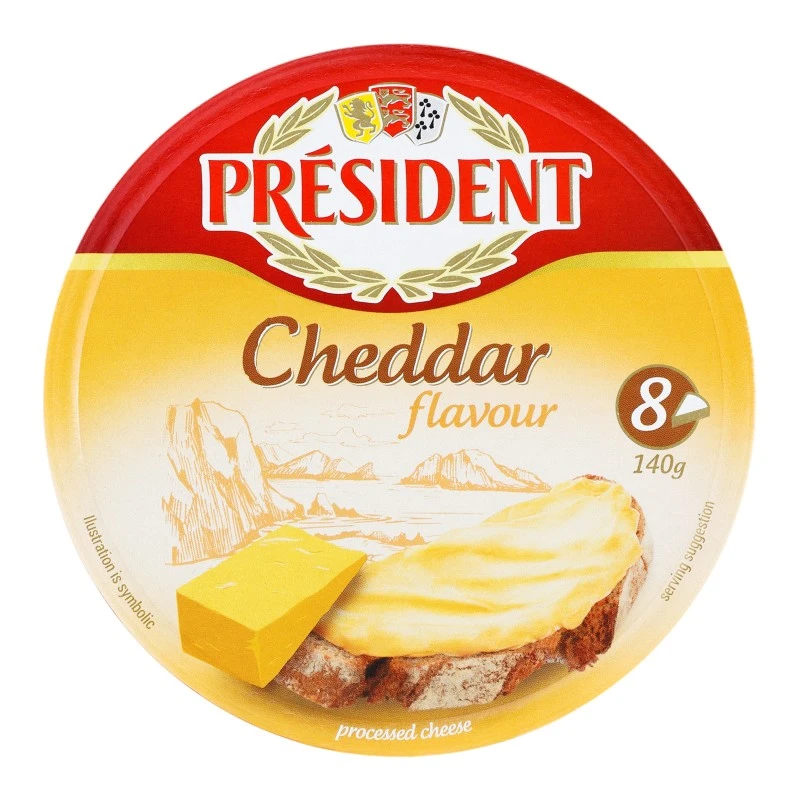 Сир плавлений 35% Камамбер Президент, 140 г