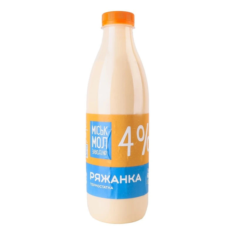 Ряжанка 4% Міськмолзавод, 850г