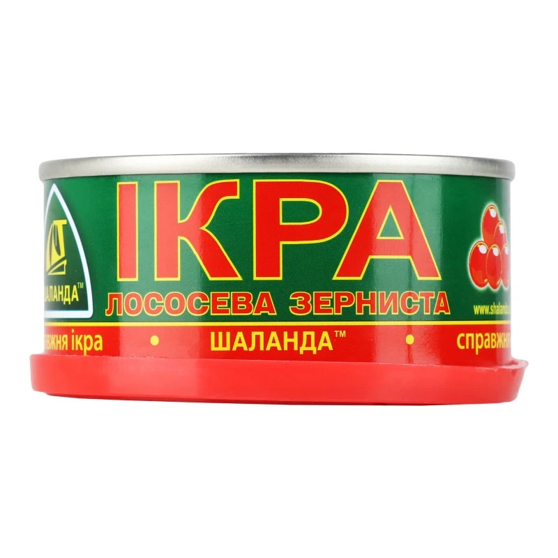Ікра лососева зерниста солена Шаланда, 100 г